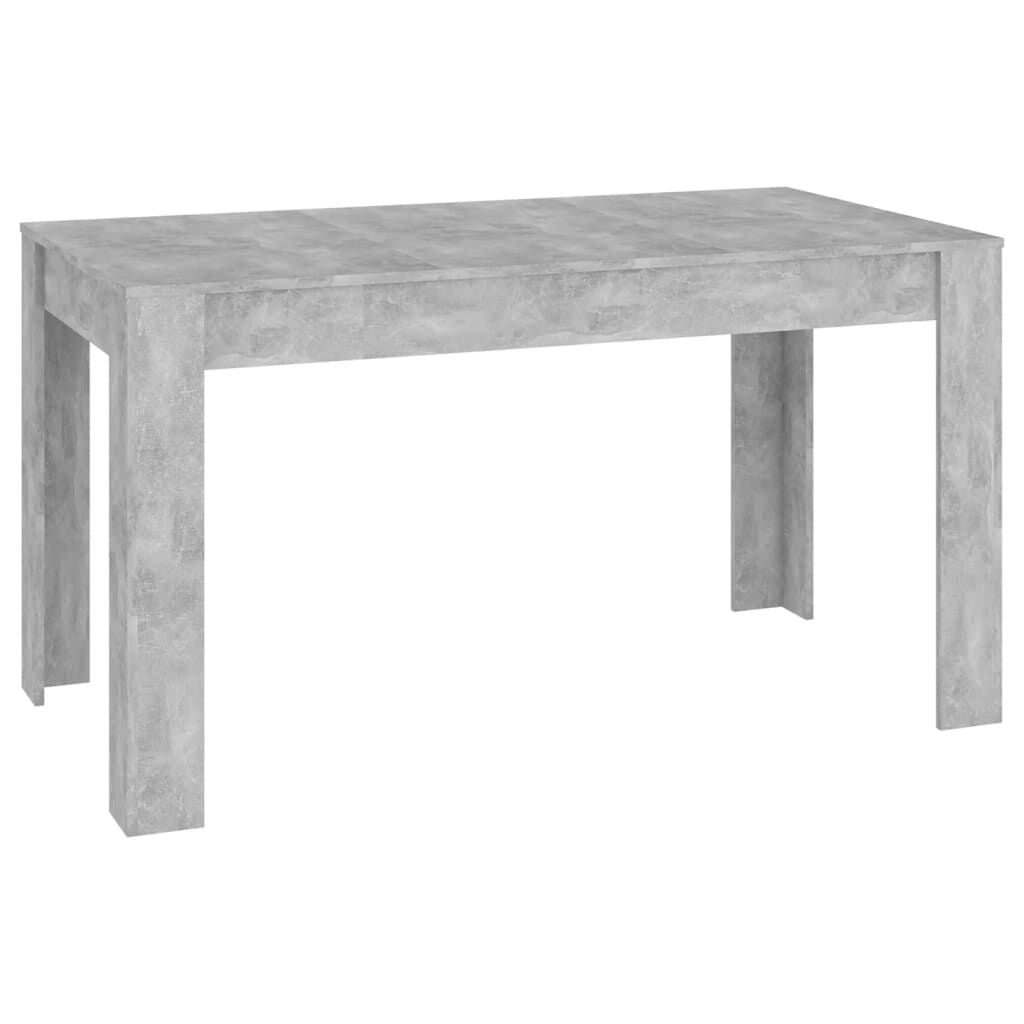 Esstisch Betongrau 140X74,5X76 Cm Holzwerkstoff