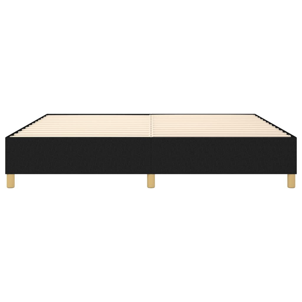 Boxspringbettgestell Schwarz 140X200 Cm Stoff
