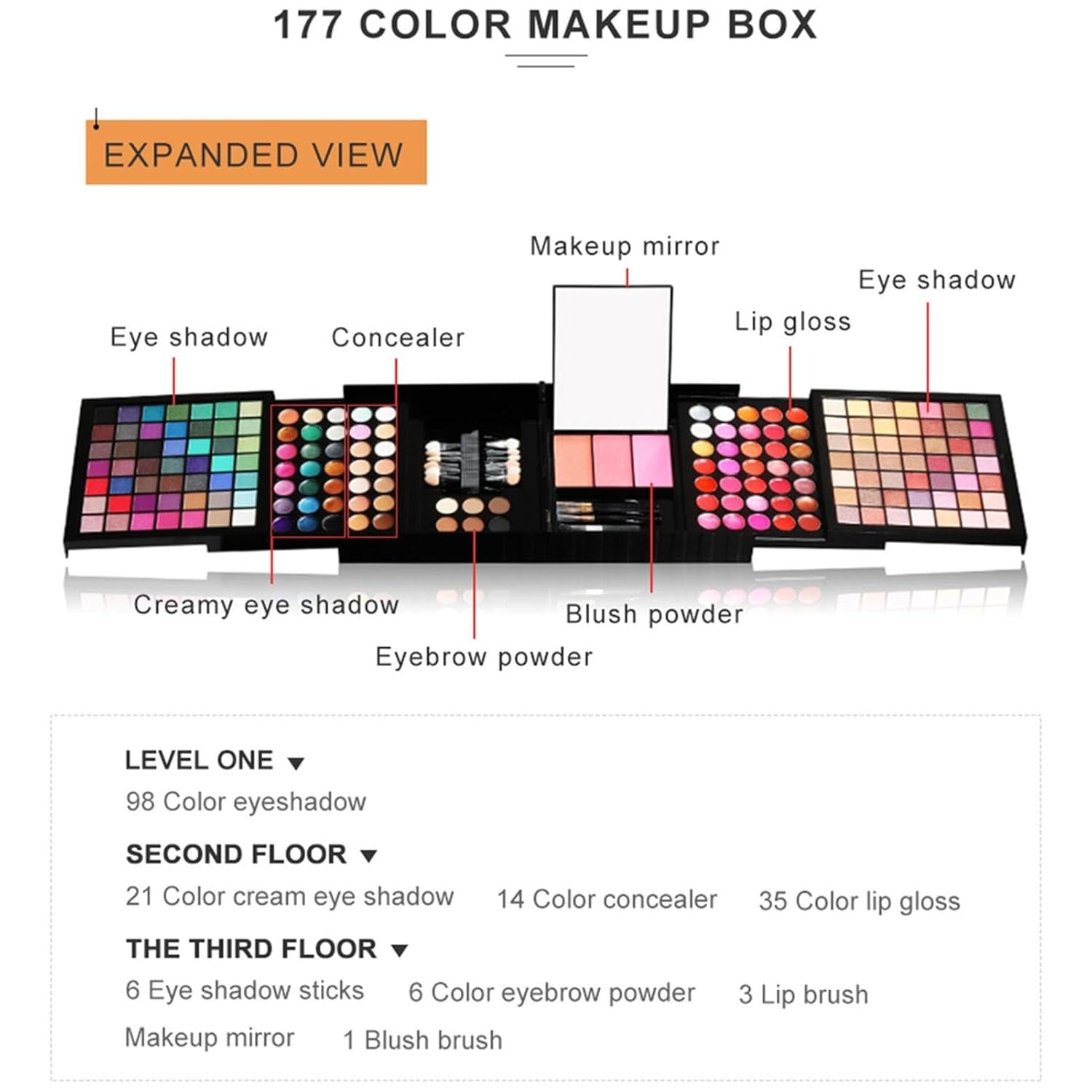 Makeup Sets for Women, Makeup Kit, Full Makeup Kit for Women, Cosmetics Set for Women, Complete Makeup Set, Makeup Kit for Girls, Makeup Set, Professional Makeup Set,