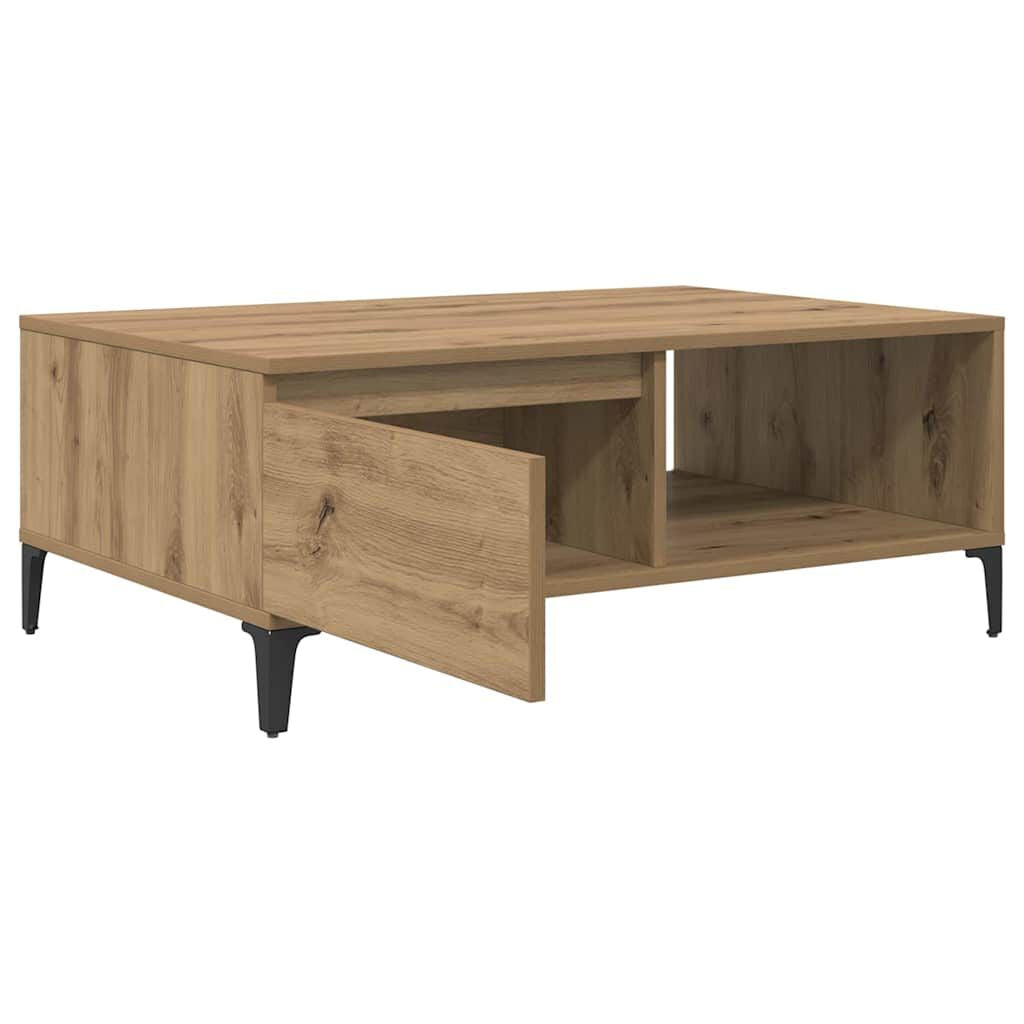 Couchtisch Artisan-Eiche 90 X 60 X 35 Cm Holzwerkstoff