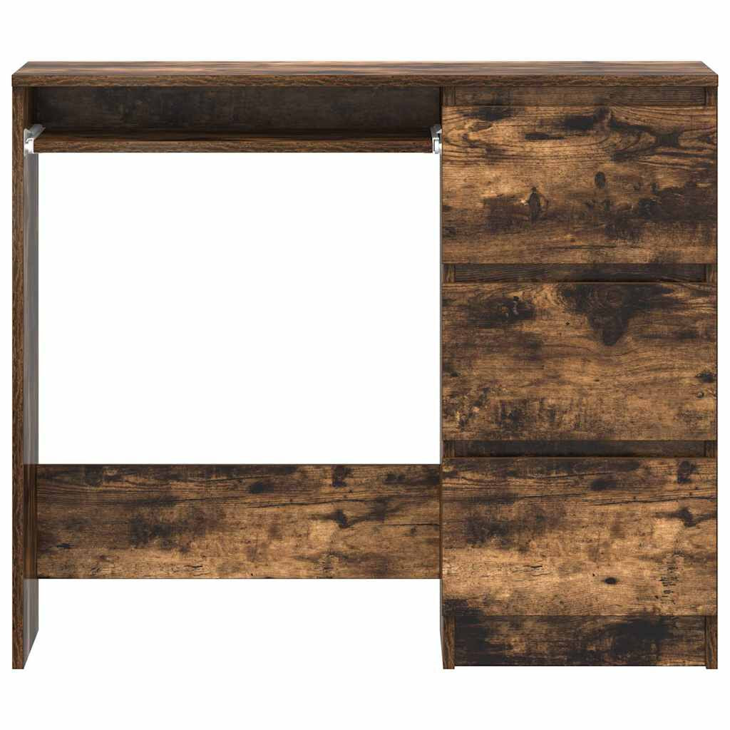 Schreibtisch Räuchereiche 90X45X76 Cm Holzwerkstoff
