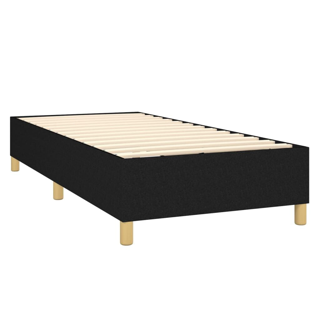 Boxspringbettgestell Schwarz 100X200 Cm Stoff