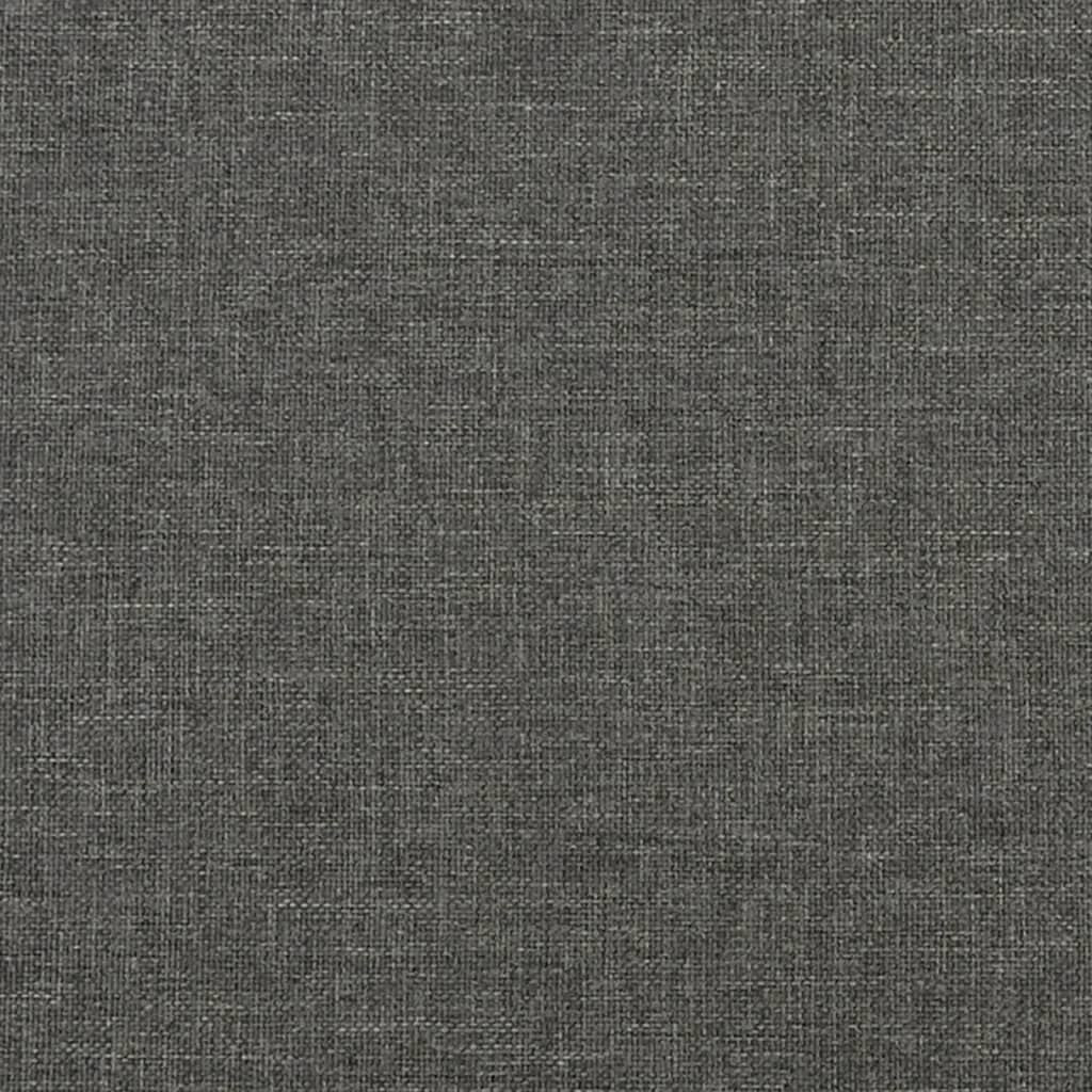 Boxspringbettgestell Dunkelgrau 140X200 Cm Stoff