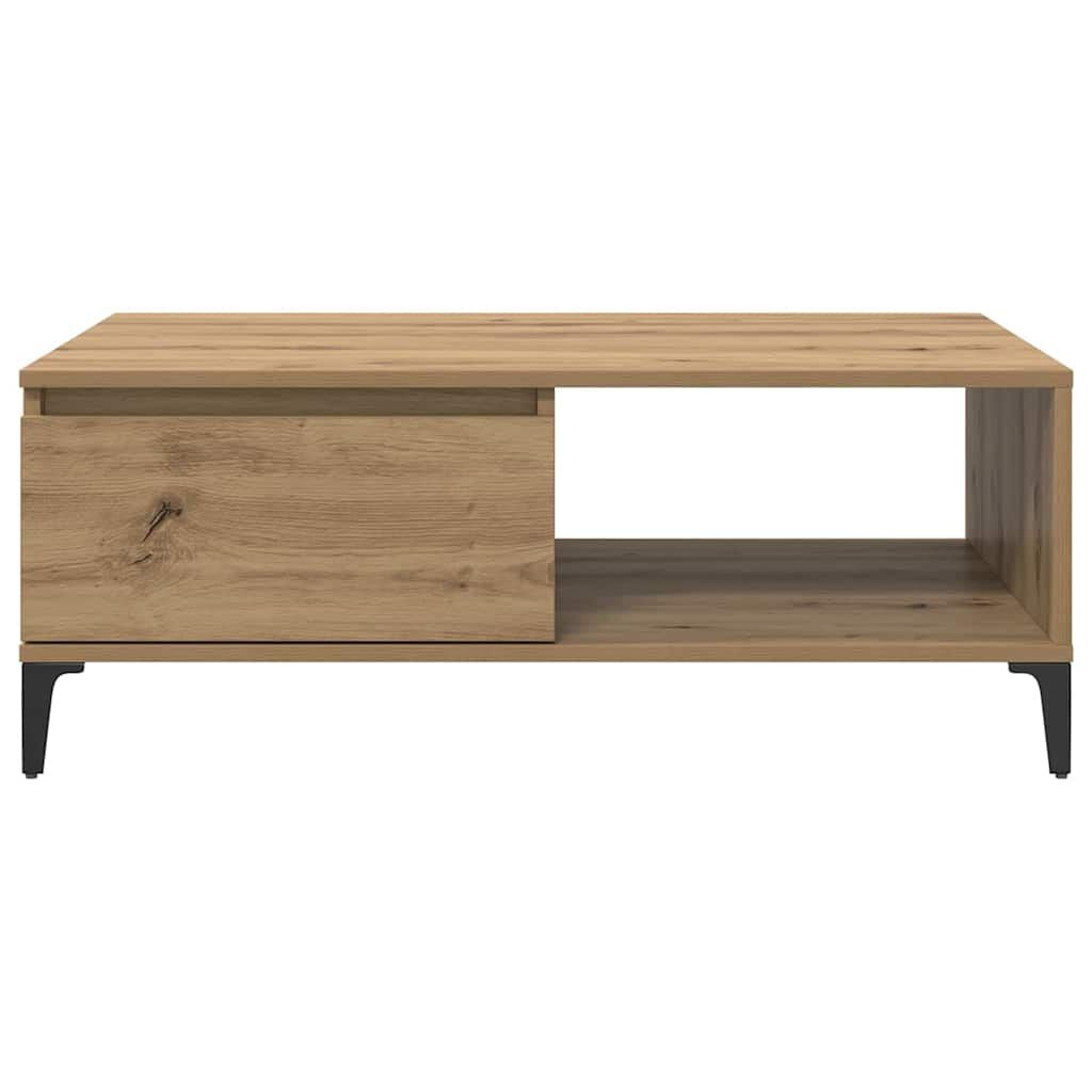 Couchtisch Artisan-Eiche 90 X 60 X 35 Cm Holzwerkstoff