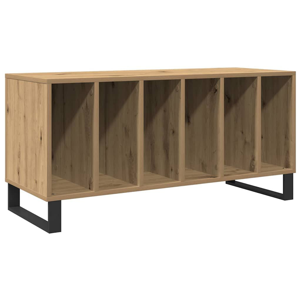 Schallplattenschrank Mit Regal Artisan-Eiche 100 X 38 X 48 Cm
