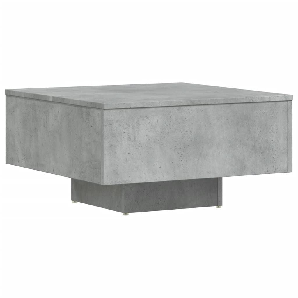 Couchtisch Betongrau 60X60X31,5 Cm Holzwerkstoff