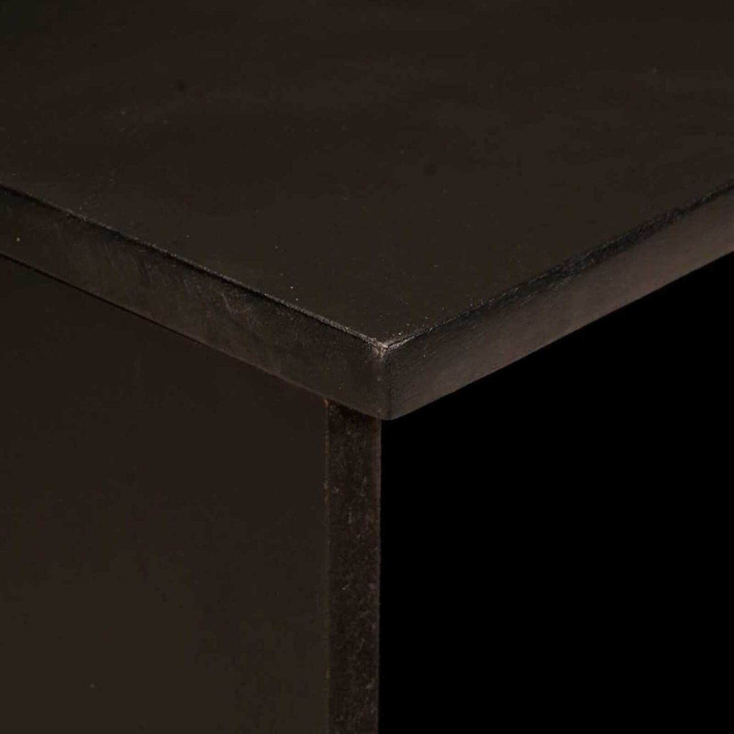 Tv-Schränk Schwarz Und Gold 100 X 33 X 46 Cm Holzwerkstoff