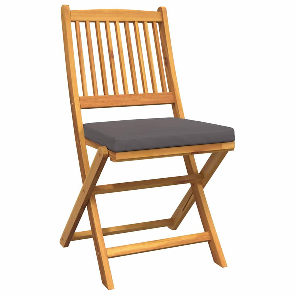 Garten Bistro Set 3 Pcs Braun Massivholz Akazie