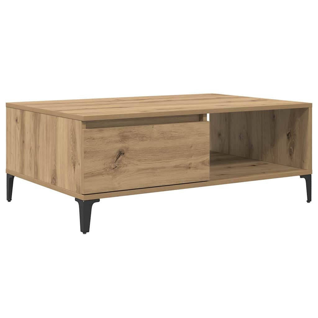 Couchtisch Artisan-Eiche 90 X 60 X 35 Cm Holzwerkstoff