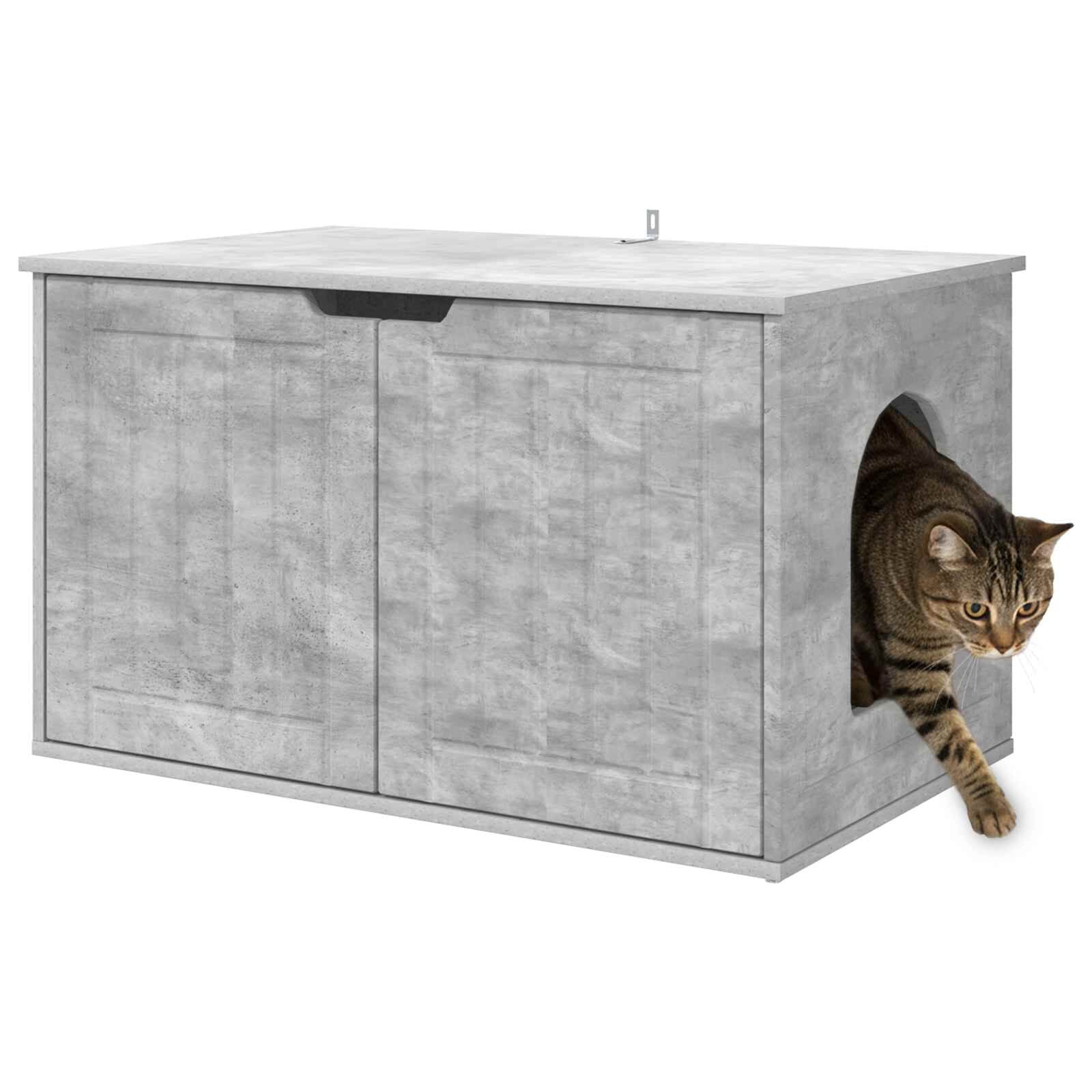 Katzenhaus Beton 85 X 55 X 50,5 Cm Holzwerkstoff
