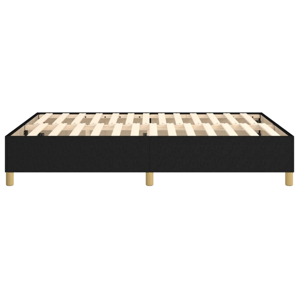 Boxspringbettgestell Schwarz 140X200 Cm Stoff