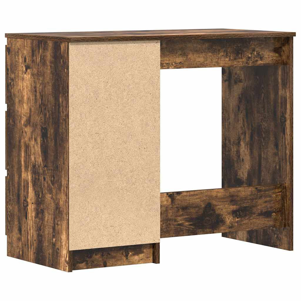 Schreibtisch Räuchereiche 90X45X76 Cm Holzwerkstoff