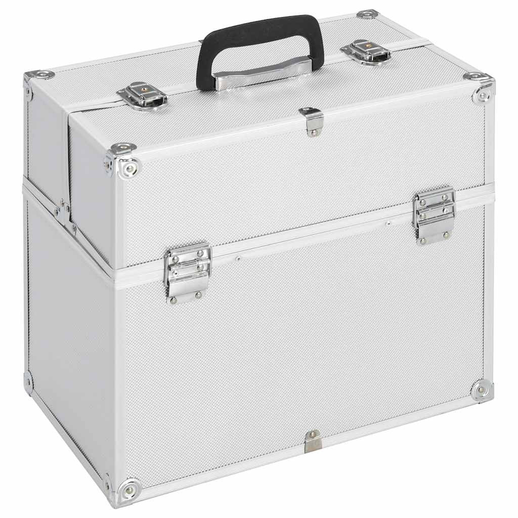 Kosmetikkoffer Schminkkoffer Friseurkoffer Schmuckkoffer Aluminium Vidaxl