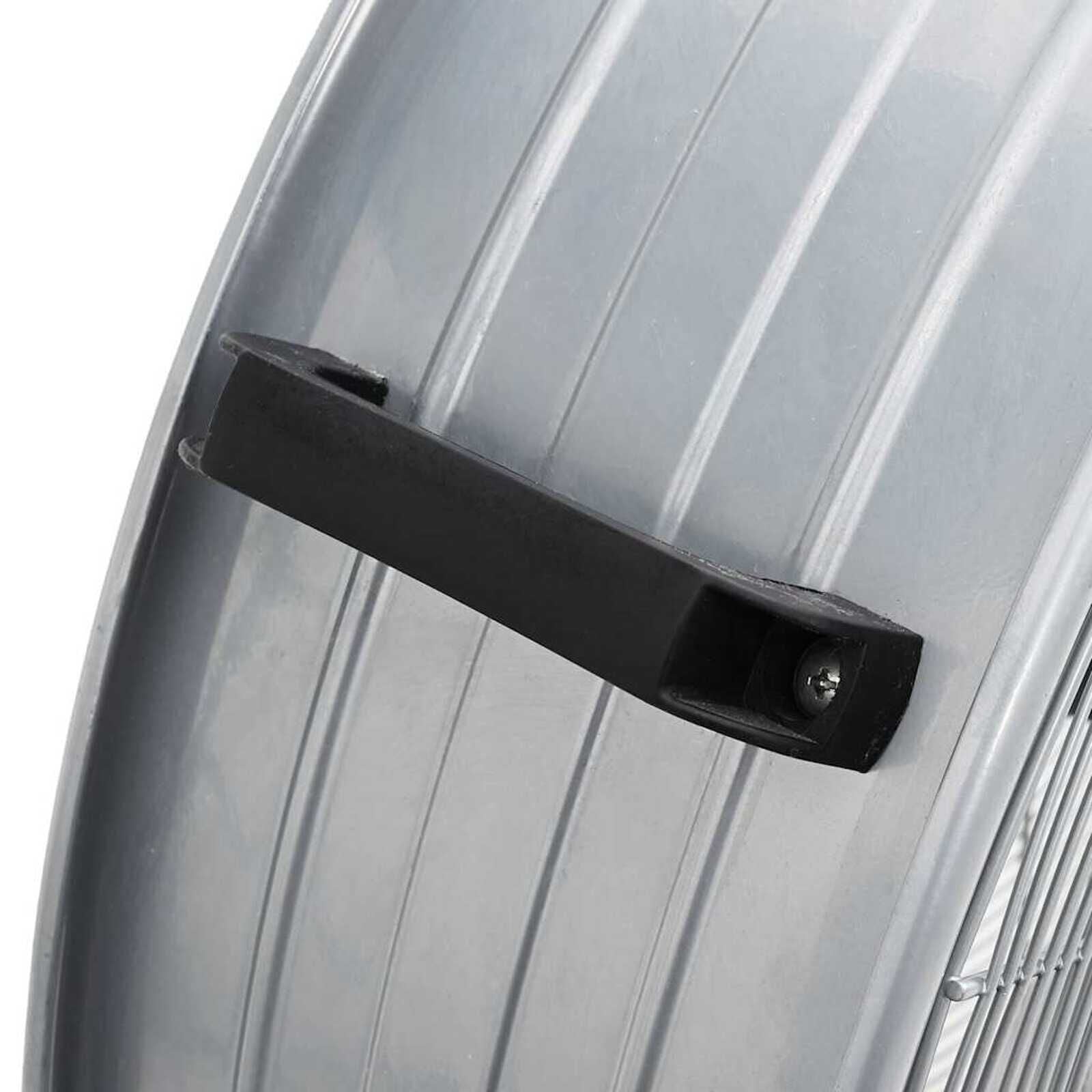 Trommelventilator Mit Rad Silber 79 X 37 X 82 Cm Aluminium
