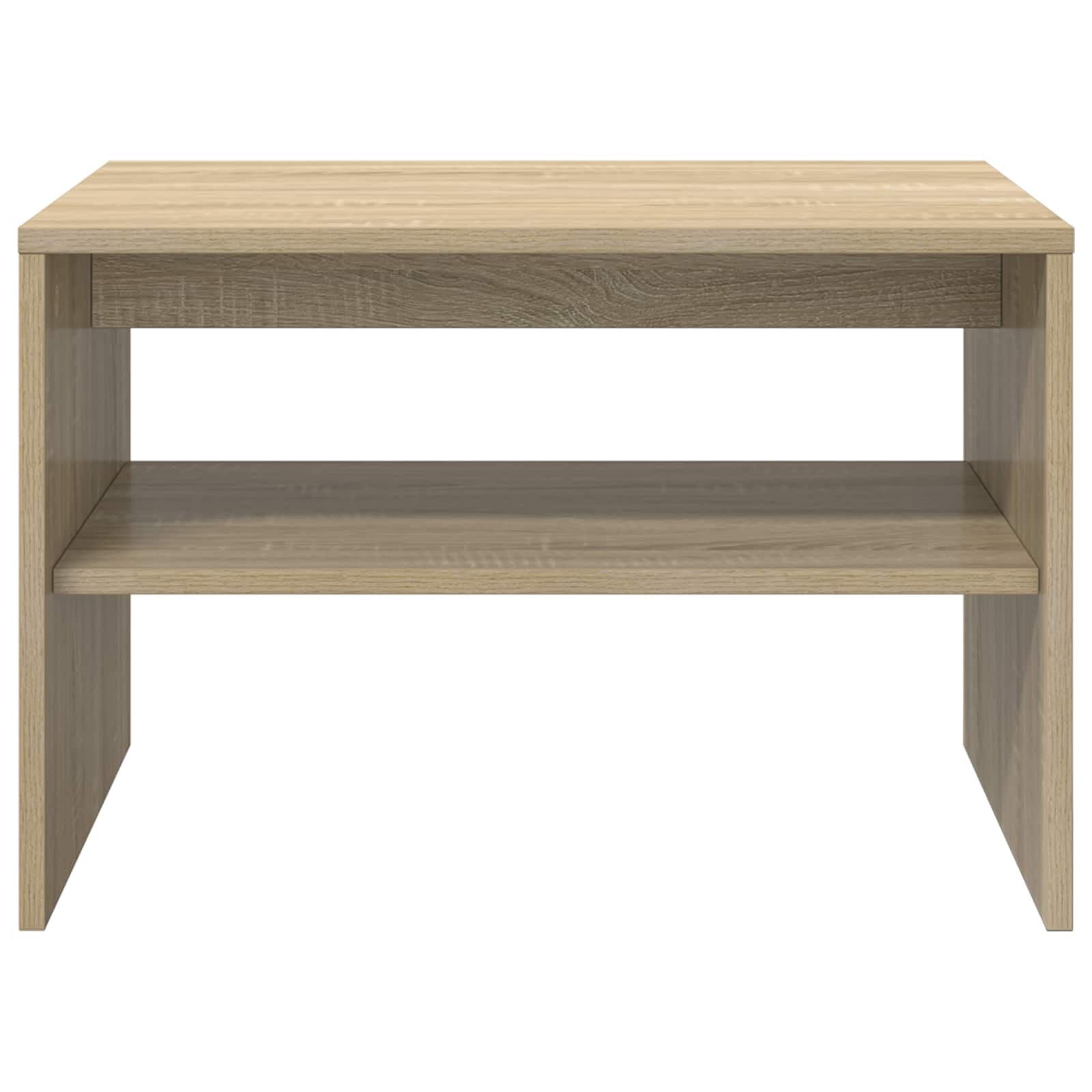 Couchtisch Sonoma-Eiche 60 X 50 X 40 Cm Holzwerkstoff