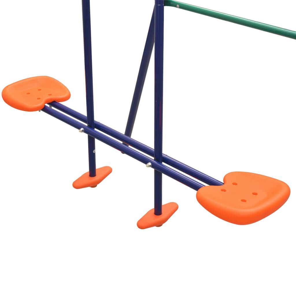 Schaukelset Mit 4 Sitzen Orange