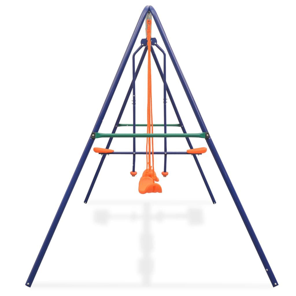 Schaukelset Mit 4 Sitzen Orange