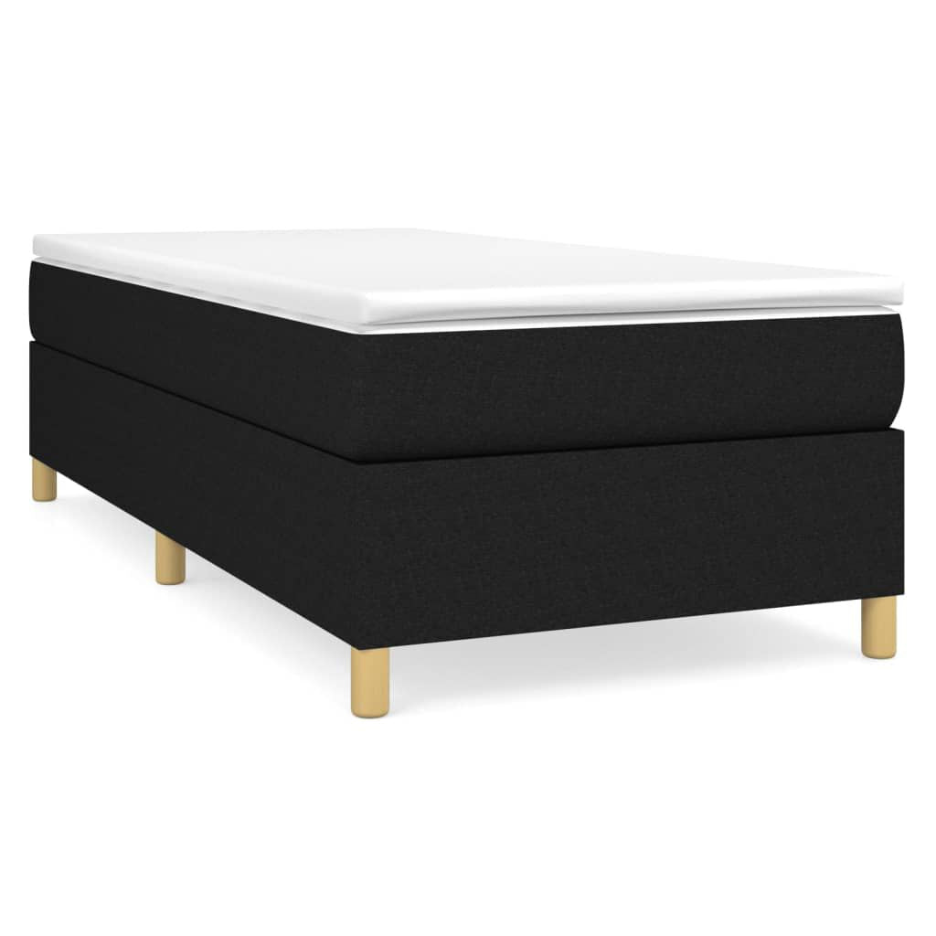 Boxspringbettgestell Schwarz 100X200 Cm Stoff