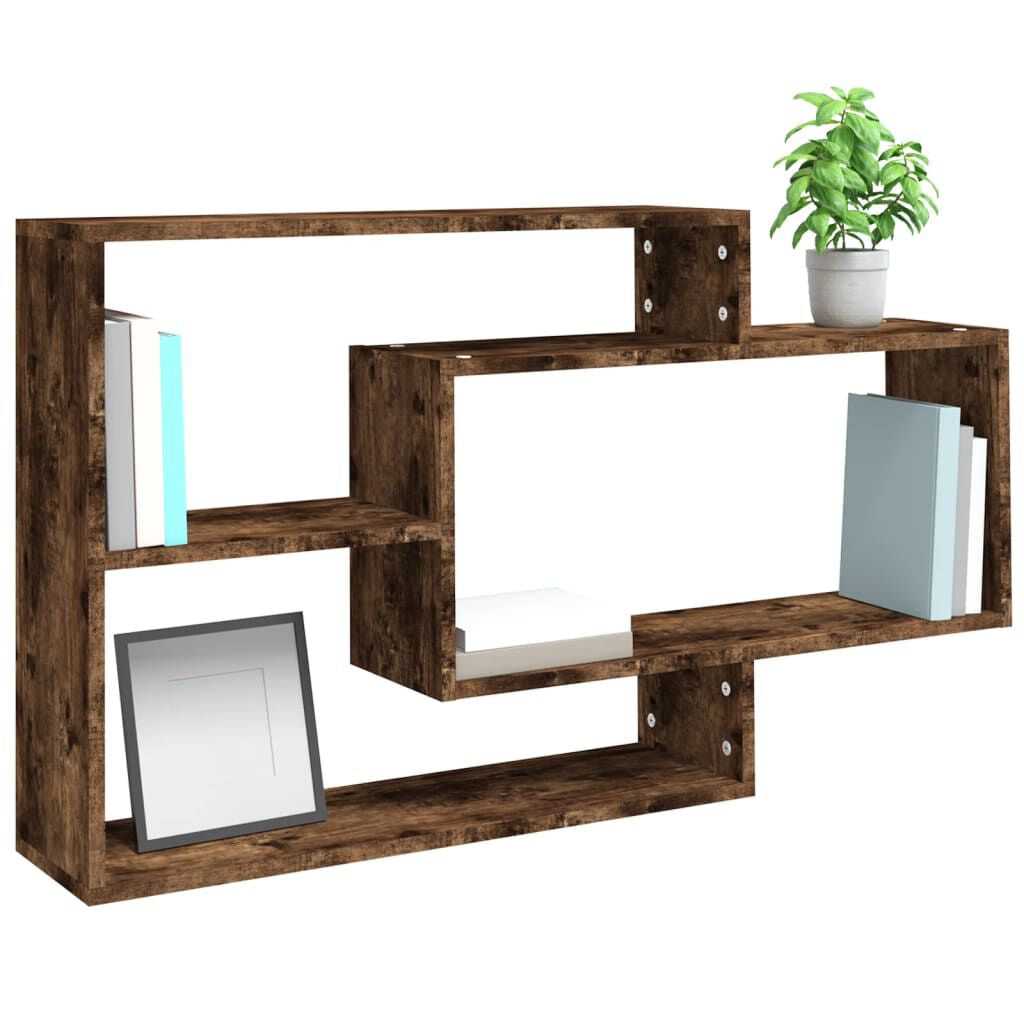 Wandregal Räuchereiche 104X20X58,5 Cm Holzwerkstoff