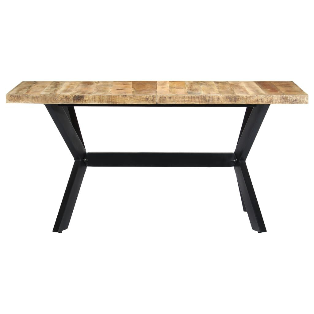Esstisch 140X70X75 Cm Raues Mangoholz