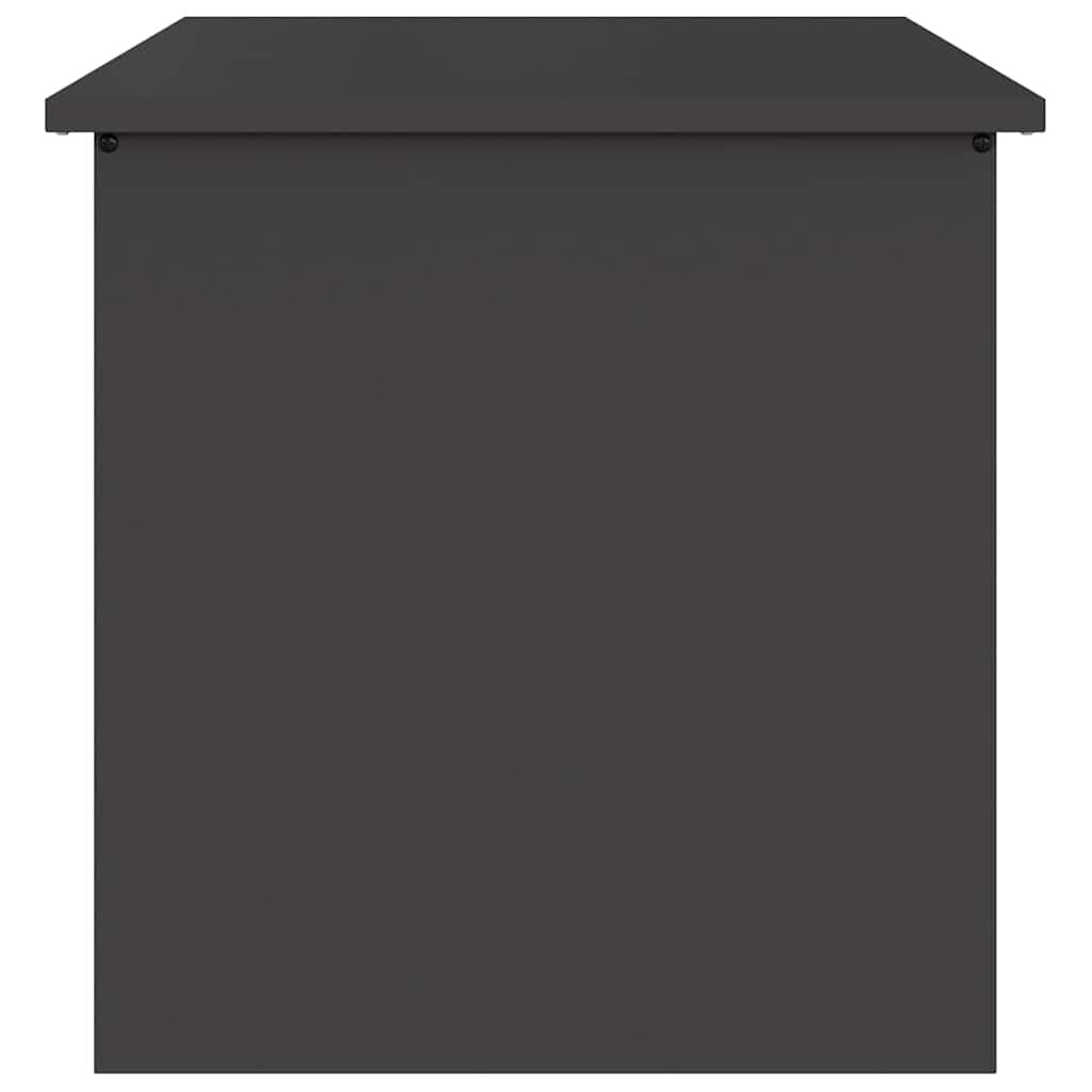 Außenlagerbox Schwarz 55 X 50,5 X 50 Cm Stahl