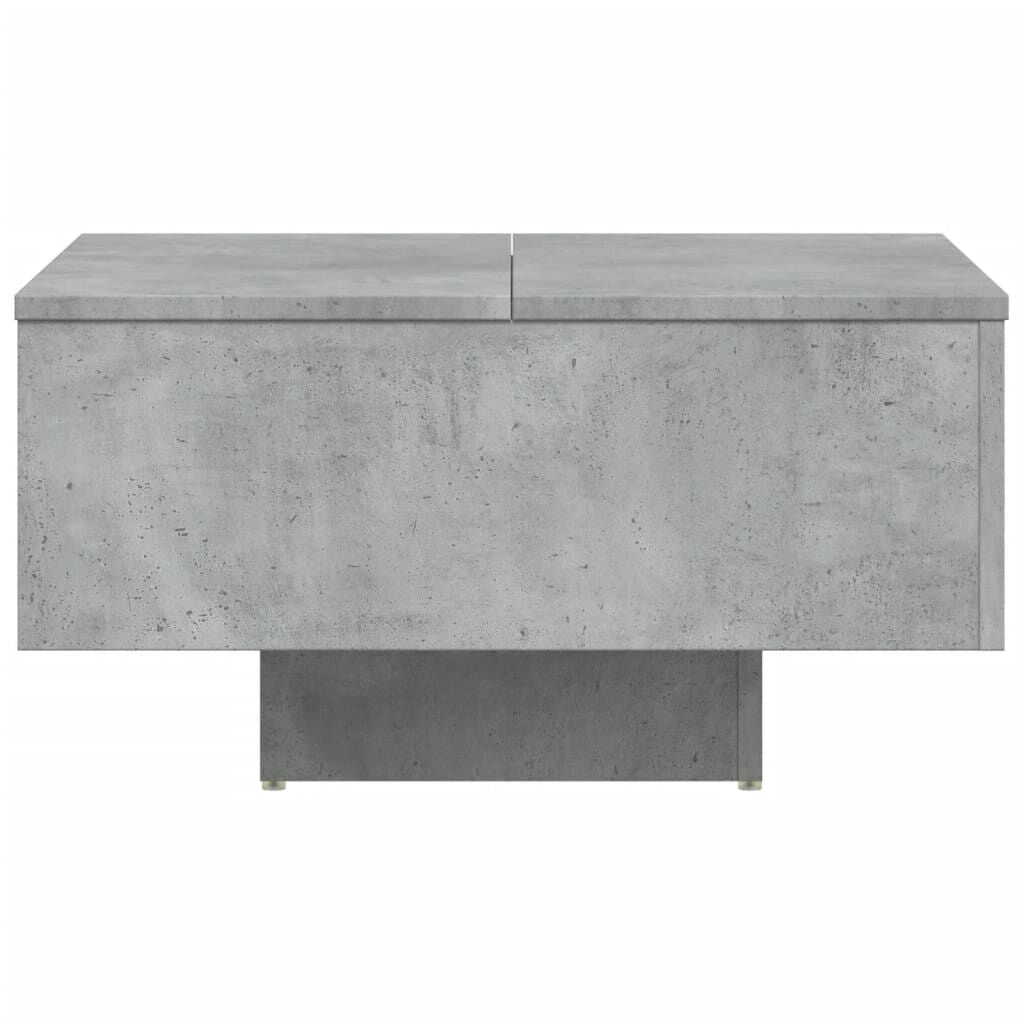 Couchtisch Betongrau 60X60X31,5 Cm Holzwerkstoff