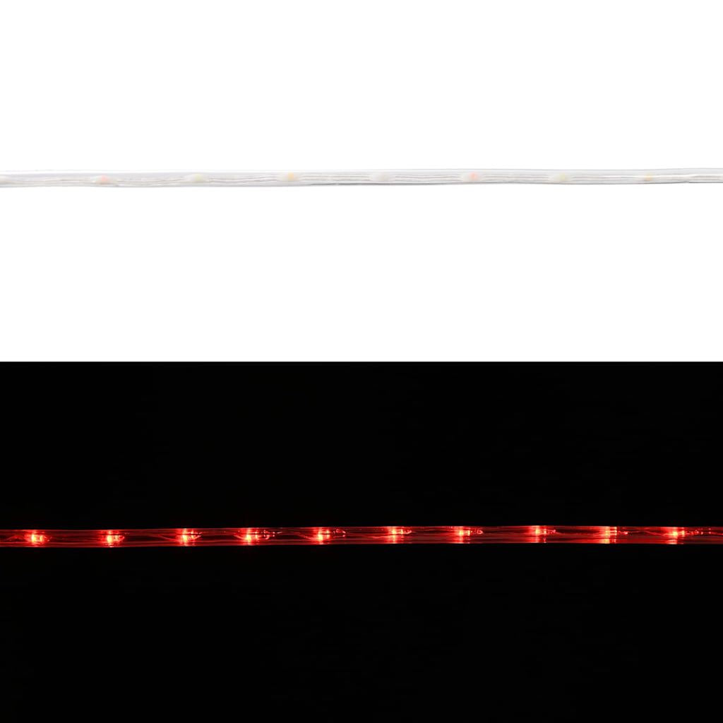 Lichtseil Mit 2400 Leds Rot 100 M PVC