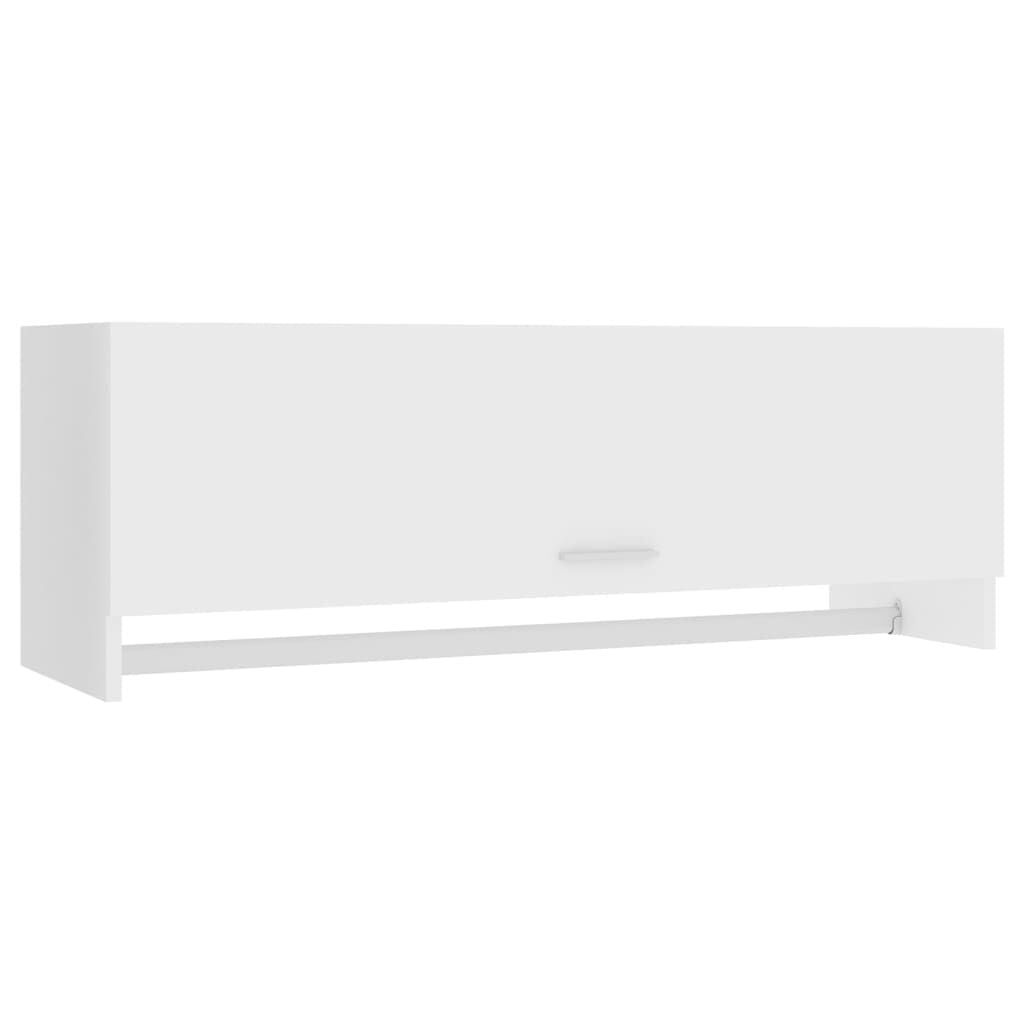 Kleiderschrank Weiß 100X32,5X35 Cm Holzwerkstoff