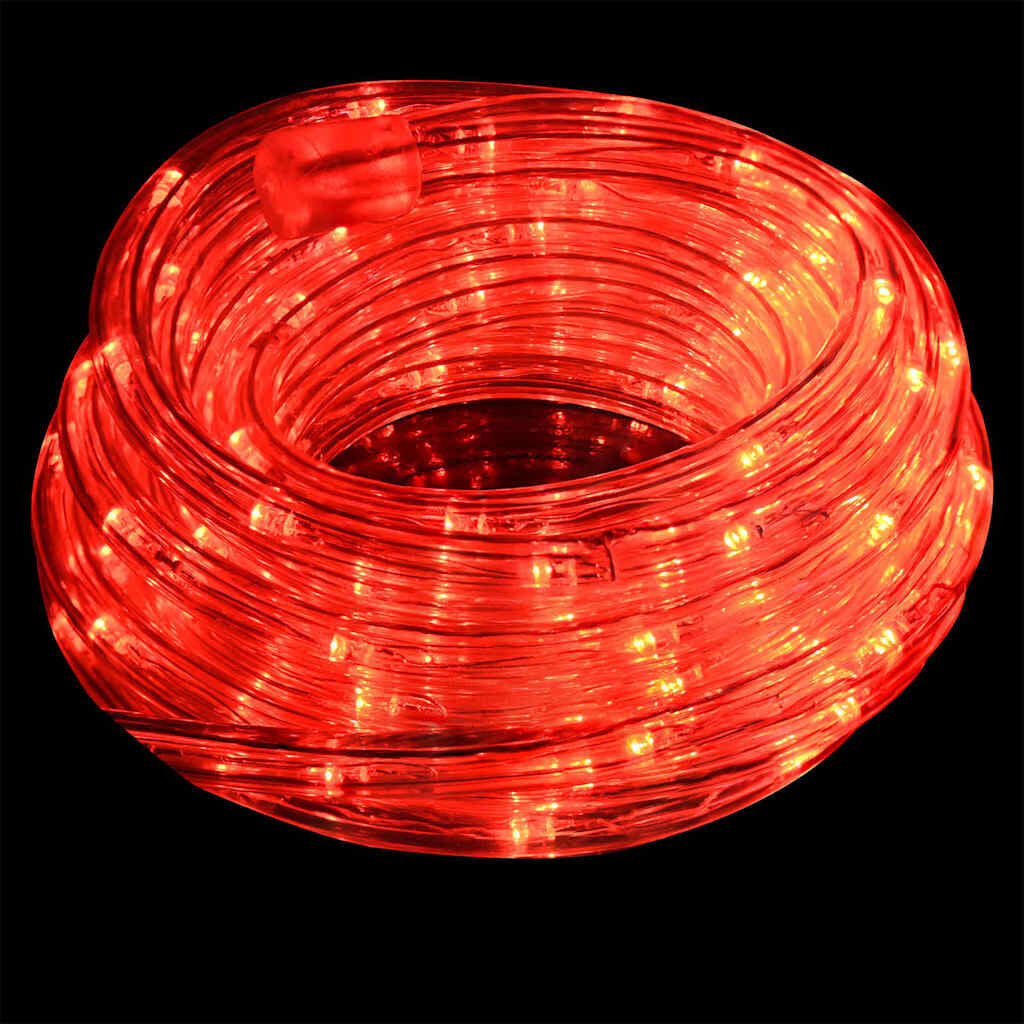 Lichtseil Mit 2400 Leds Rot 100 M PVC