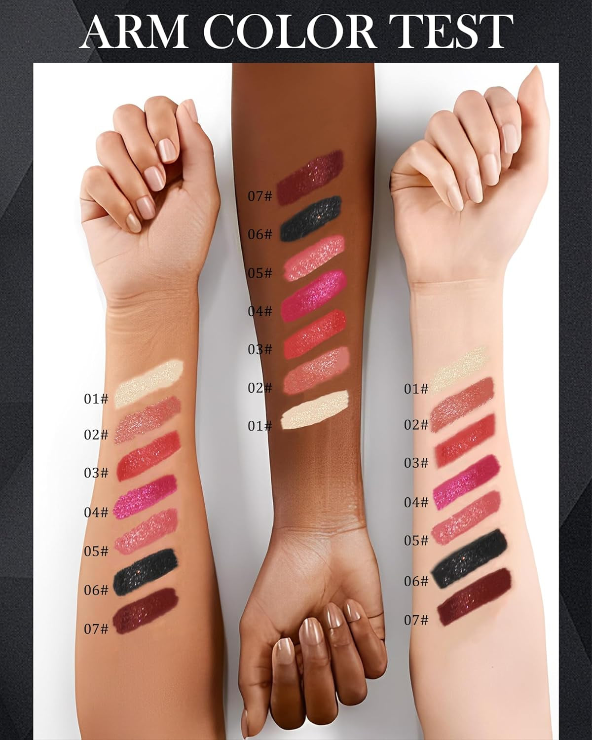 Glitzer-Lippenstift Rose, Diamond Metallic Funkelnder Matt Lippenstift, Wasserdichter Langanhaltender Glitter Lipgloss, Not-Stick Cup Shimmer Lip Tint Lipstick Make-Up, Geschenke Für Frauen-05 Pink