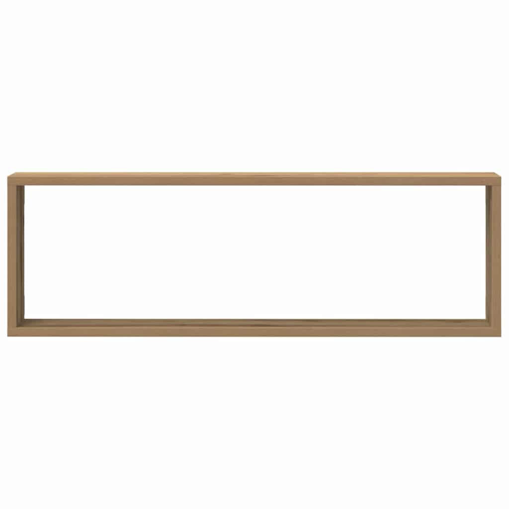 Wandregale Mit Regal 2 Pcs Kunsthandwerk Eiche 80 X 15 X 26 Cm