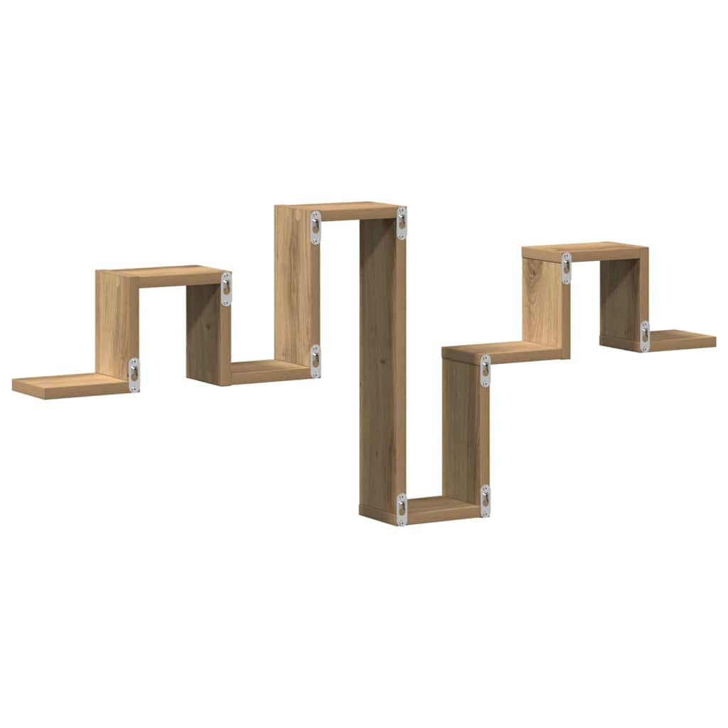 Wandregal Wandmontiert Artisan-Eiche 104,5 X 43 X 10 Cm