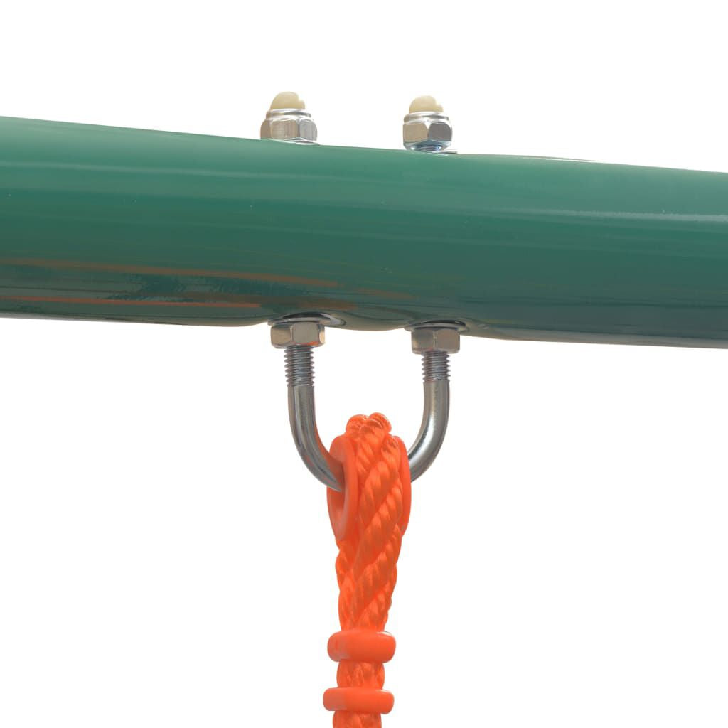 Schaukelset Mit 4 Sitzen Orange