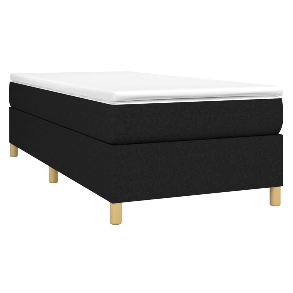 Boxspringbettgestell Schwarz 100X200 Cm Stoff