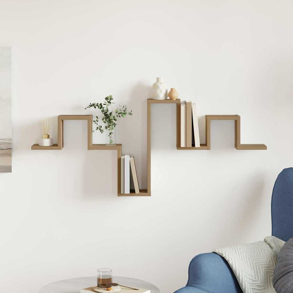 Wandregal Wandmontiert Artisan-Eiche 104,5 X 43 X 10 Cm