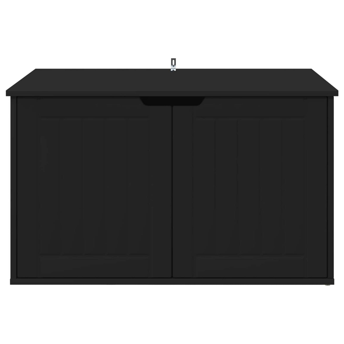 Katzenhaus Schwarz 85 X 55 X 50,5 Cm Holzwerkstoff